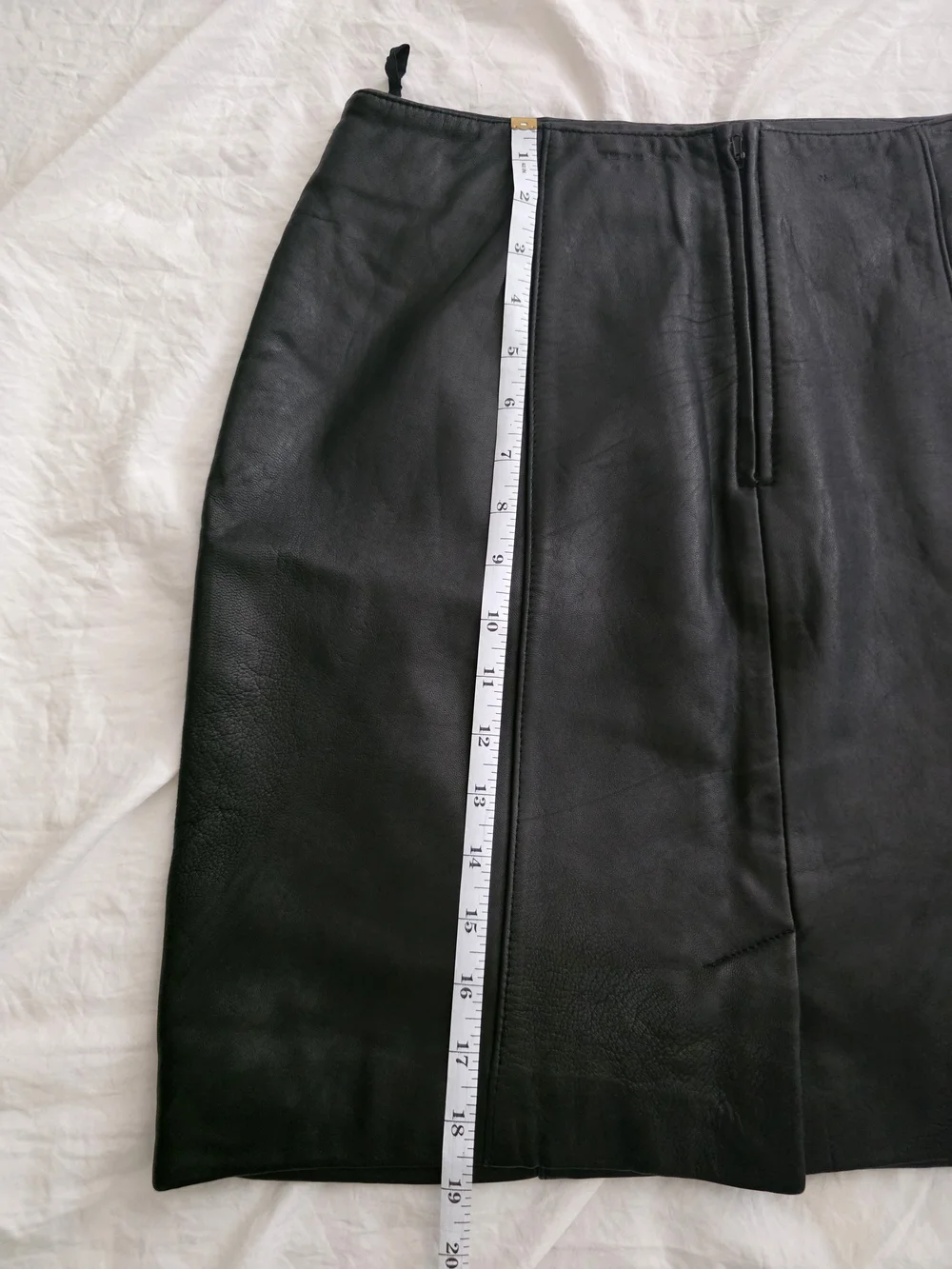 Mixit Black Leather Panel Pencil Skirt